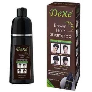 Dexe – שמפו צובע שיער בגוון חום – נפח 400 מ"ל